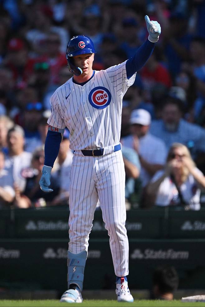 컵스의 피트 크로-암스트롱. AFP=연합뉴스