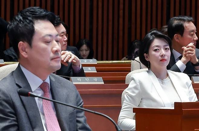 장동혁 국민의힘 대표(왼쪽)와 배현진 국민의힘 서울시당위원장 / 사진=연합뉴스