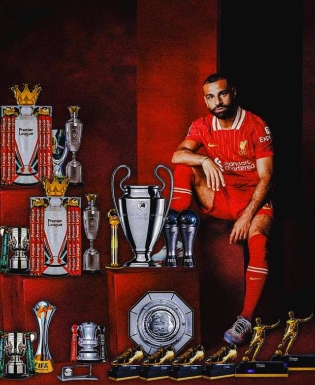 살라는 2017년 AS로마를 떠나 리버풀에 입성, 파라오의 시작을 알렸다. 그리고 그는 리버풀에서만 435경기 출전, 255골 122도움을 기록했다. 사진=X