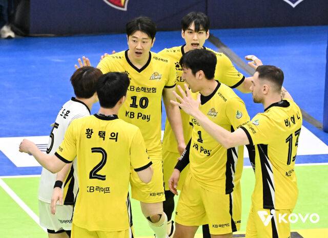 승리한 KB손해보험./KOVO