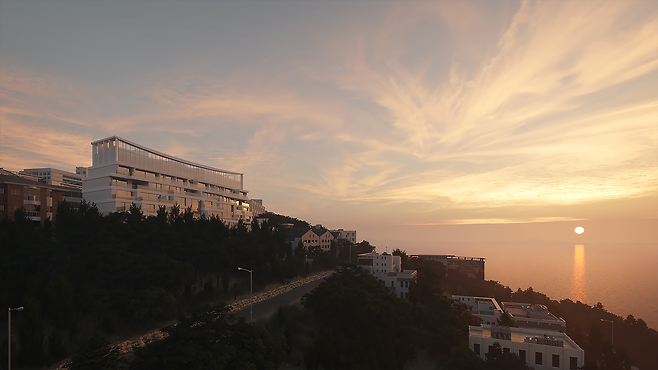 애서튼어퍼하우스 투시도. 애서튼어퍼하우스는 단 11세대로 이뤄져 입주민들이 프라이빗한 생활을 누릴 수 있다. [출처 홈페이지]