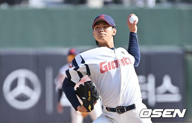 [OSEN=부산, 이석우 기자] 롯데 자이언츠 홍민기 / foto0307@osen.co.kr