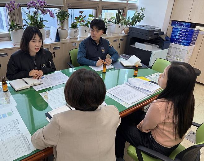 24일 경주경찰서에서 열린 범죄예방 환경개선(CPTED) 사업 추진회의 현장 ⓒ경주경찰서 제공