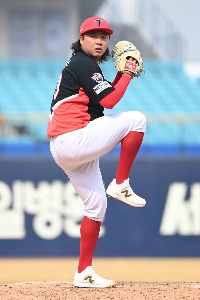 KIA 타이거즈 불펜 투수 김범수. /사진=KIA 타이거즈 제공