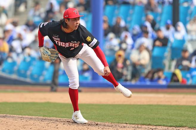 KIA 타이거즈 불펜 투수 김범수. /사진=KIA 타이거즈 제공