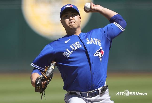 토론토 시절의 류현진. /AFPBBNews=뉴스1