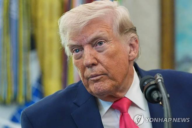 트럼프 대통령 [AP 연합뉴스. 재판매 및 DB 금지]