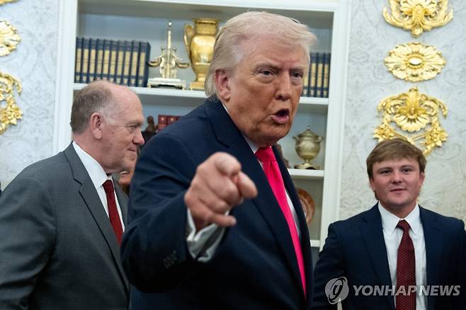 트럼프 대통령 [AP 연합뉴스]