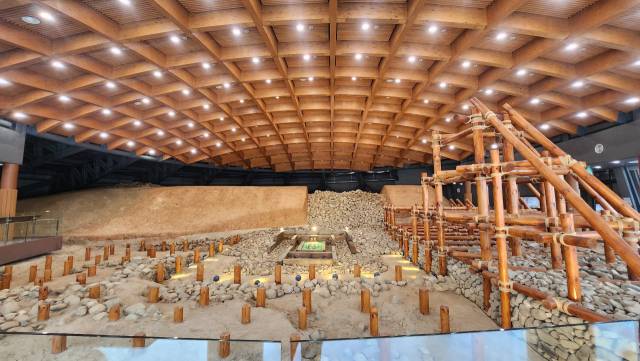 금관총 내부 모습