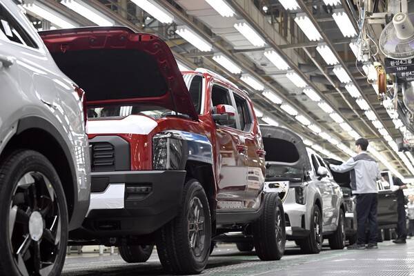 오토랜드 화성 타스만 생산라인 [출처=기아]