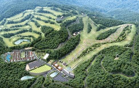 에덴밸리리조트 전경.