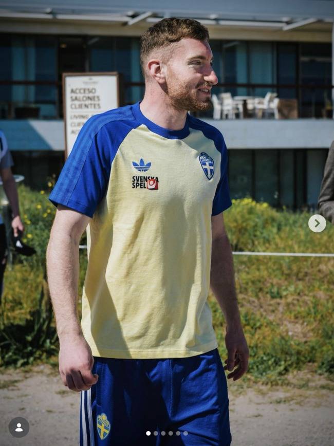 사진=스웨덴 축구협회 공식 SNS 화면 캡쳐