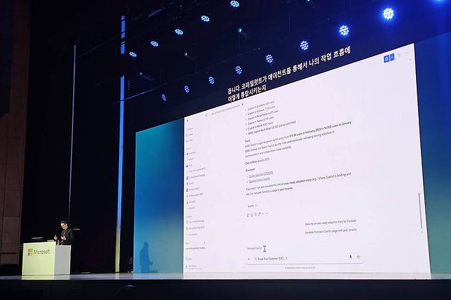 코파일럿 내 AI 에이전트는 사용자가 목표를 입력하면 이메일ㆍ일정ㆍ문서 등 M365 앱 내 데이터를 통합해 여러 업무를 계획하고 자율 실행한다 / 출처=IT동아