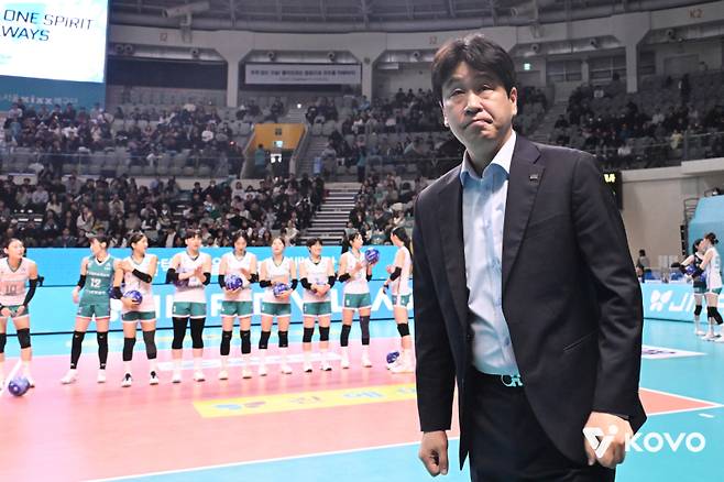 한국도로공사 김종민 감독. KOVO 제공