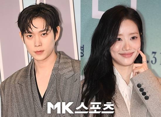 배우 김영대, 이나은이 열애설에 휩싸인 가운데 양측이 즉각 부인에 나섰다. 사진=천정환 기자