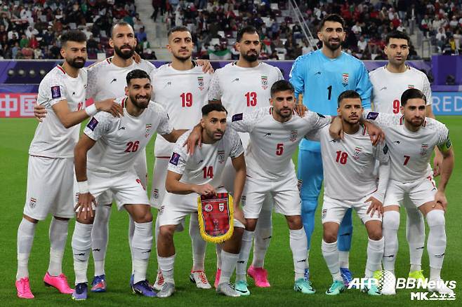 이란 축구 대표팀. 사진=AFPBBNews=News1