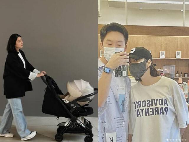 두 사람은 딸을 데리고 쇼핑을 하는 등 평화로운 일상을 보내고 있다. / 곽정욱 소셜미디어