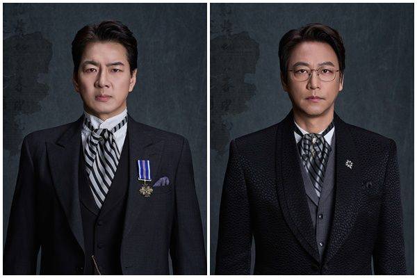 배우 송일국(왼쪽)과 오만석이 창작 뮤지컬 '헤이그'에 이상설 역에 출연한다. (사진=글림아티스트 제공) *재판매 및 DB 금지