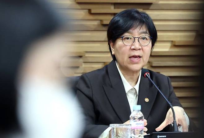 [서울=뉴시스] 정은경 보건복지부 장관이 20일 오후 울산 울주군청을 방문한 모습 (사진=보건복지부 제공) 2026.03.20. photo@newsis.com *재판매 및 DB 금지