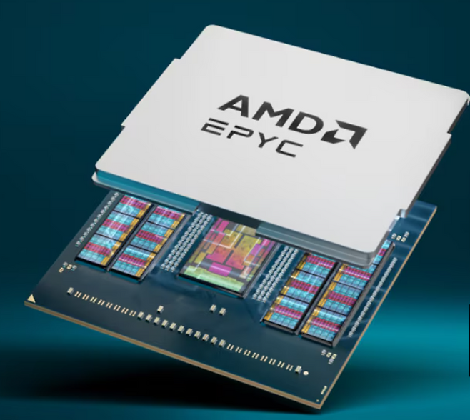 AMD 에픽 CPU. AMD 블로그 캡처