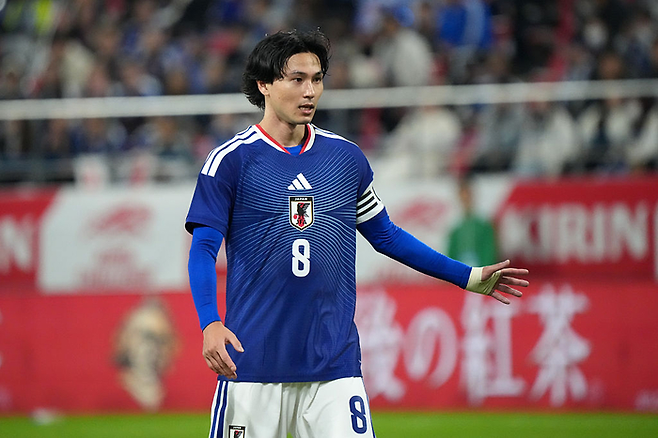 일본 축구대표팀 미나미노 타쿠미. Getty Images코리아