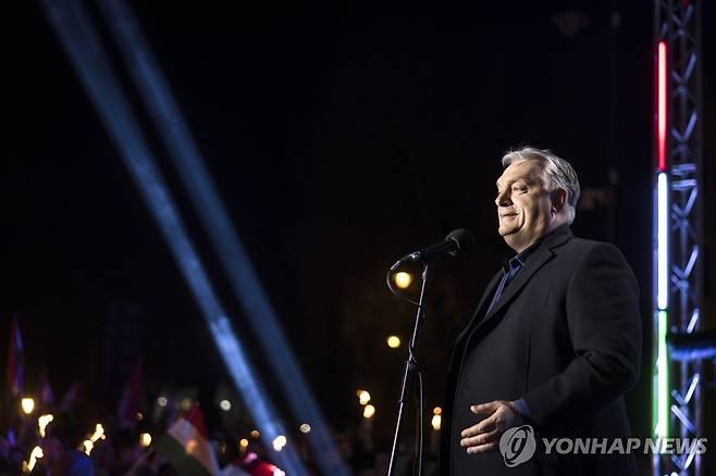 오르반 빅토르 헝가리 총리 [EPA 연합뉴스 자료사진. 재배포 및 DB 금지]