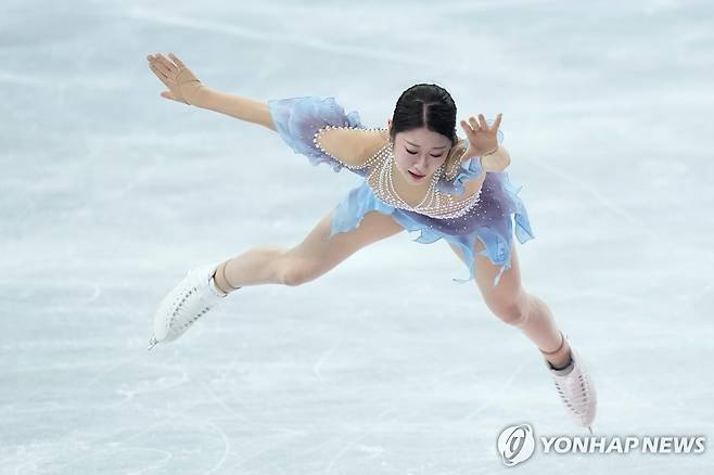 세계선수권대회에서 연기 펼치는 이해인 [AP=연합뉴스]