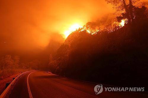 2025년 스페인에서 발생한 산불  [EPA 연합뉴스 자료사진. 재판매 및 DB 금지]
