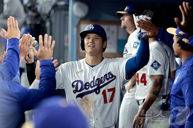 LA 다저스의 오타니 쇼헤이. ⓒ AFP=뉴스1