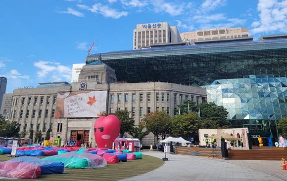 서울시청 전경. [사진=김한빈 기자]