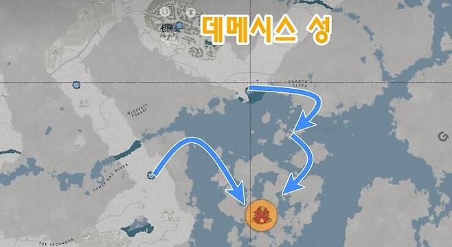 ▲ 목적지 까지 가는 길은 2가지니 편한 방향으로 진입