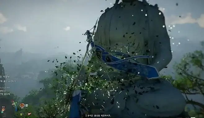 ▲ 두 번째 불상 조립