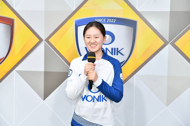 ‘바둑 여왕’ 김은지 9단이 챔피언결정전 1차전 승리를 확정했다. 한국기원 제공