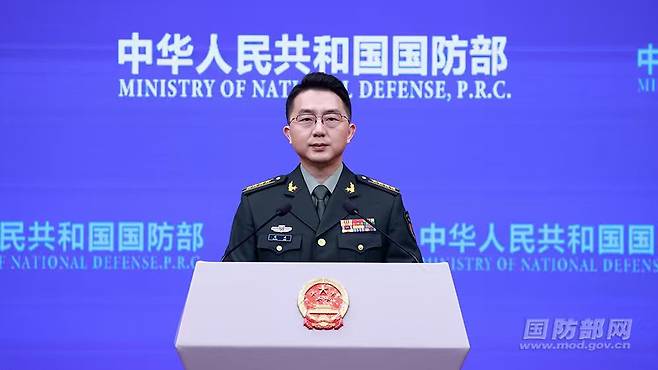 장빈 중국 국방부 대변인