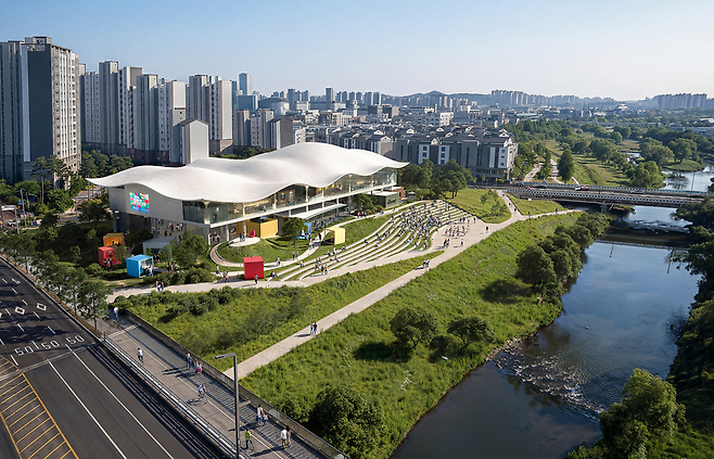 화성시립미술관 조감도.