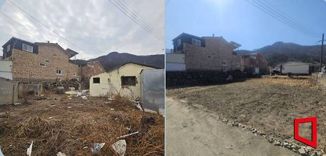 '2026년 빈집 정비사업' 전과 후의 사진/김이환 기자