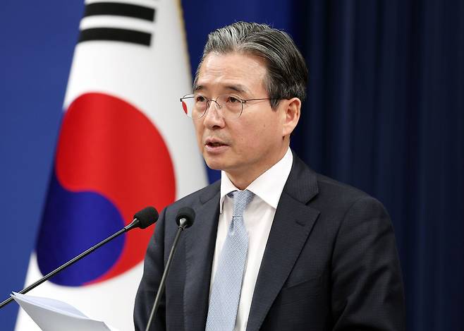 김용범 정책실장. 청와대사진기자단