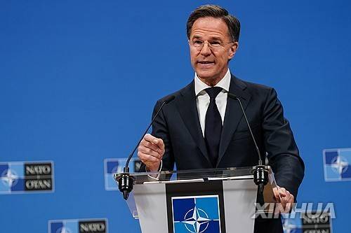 뤼터 나토 사무총장 [브뤼셀 신화=연합뉴스 자료사진 제공]