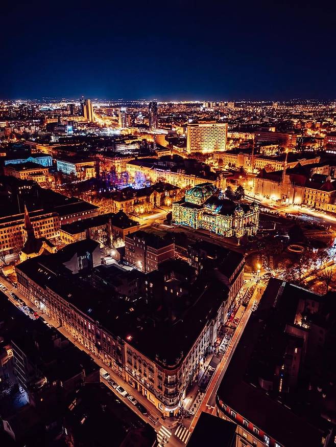 한폭의 캔버스가 된 자그레브 시내 사진제공|크로아티아관광청(CNTB)