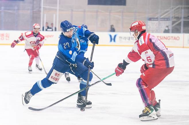 파이널 1차전에서 역전패한 HL 안양 [HL 안양 제공. 재판매 및 DB 금지]