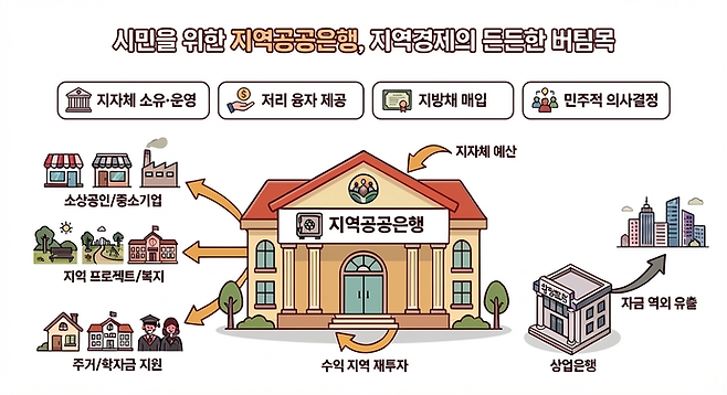 지역공공은행의 순환구조. 사진=파주시청