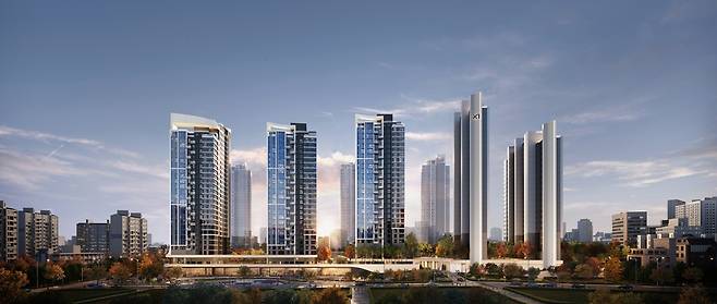 송파한양2차 재건축사업 투시도. (사진=GS건설)