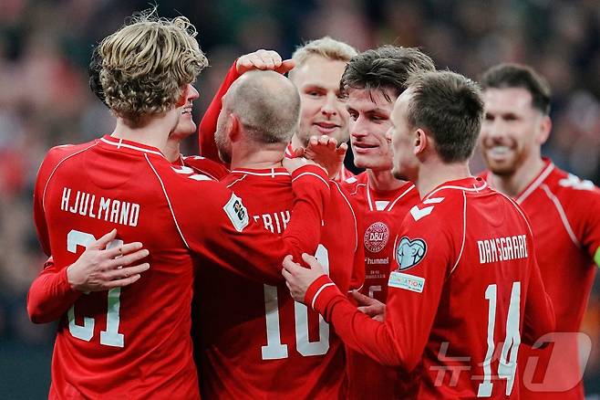 덴마크가 북마케도니아를 꺾었다. ⓒ AFP=뉴스1