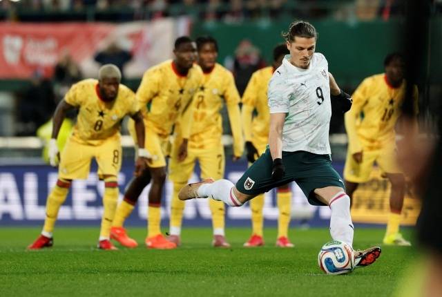 오스트리아 에이스 자비처는 가나를 상대로 1골 2도움, 맹활약했다. 사진=REUTERS=연합뉴스