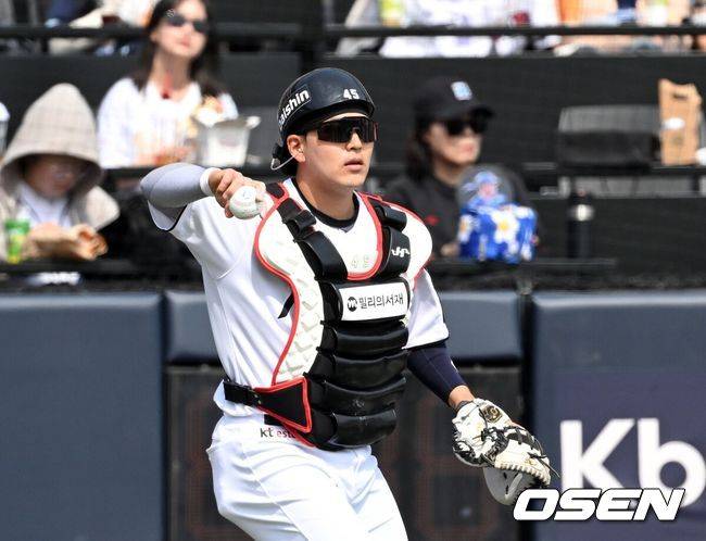 [OSEN=이대선 기자] KT 한승택 2026.03.23 /sunday@osen.co.kr