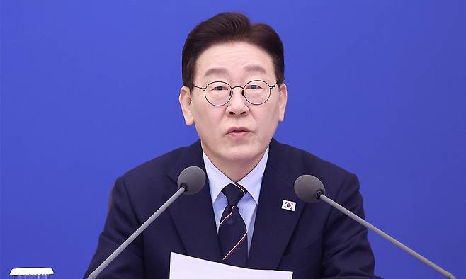 이재명 대통령. 청와대통신사진기자단.