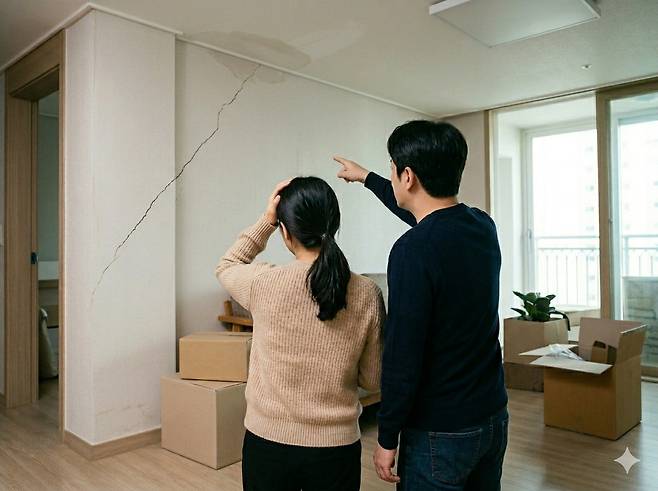 국토교통부는 공동주택 거주자 권익 보호와 건설사의 책임 있는 품질 관리 유도를 위해 하자심사·분쟁조정위원회(하심위)에 접수된 하자 판정 결과와 상위 건설사 명단을 29일 공개했다. 기사의 이해를 돕기 위해 구글의 생성형 인공지능(AI) ‘제미나이’로 생성한 이미지