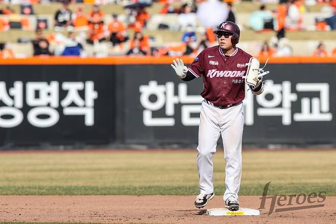 ▲ 안치홍 ⓒ키움 히어로즈