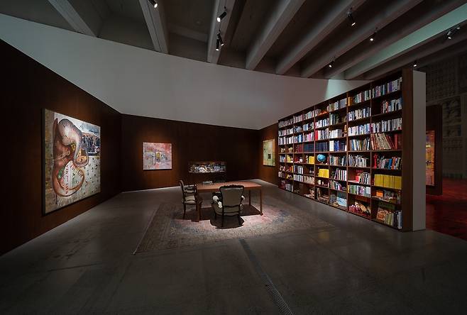 맨디 엘-사예 작 '서제 공간' [스페이스K 서울 제공. 재판매 및 DB 금지