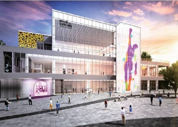 김해시립김영원미술관이 다음 달 4일 문을 연다. 사진은 김해시립김영원미술관 조감도. / 김해시